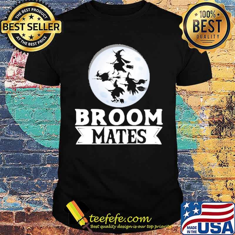 Witches broom mates Halloween shirt