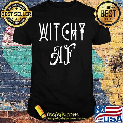 Witchy af halloween shirt