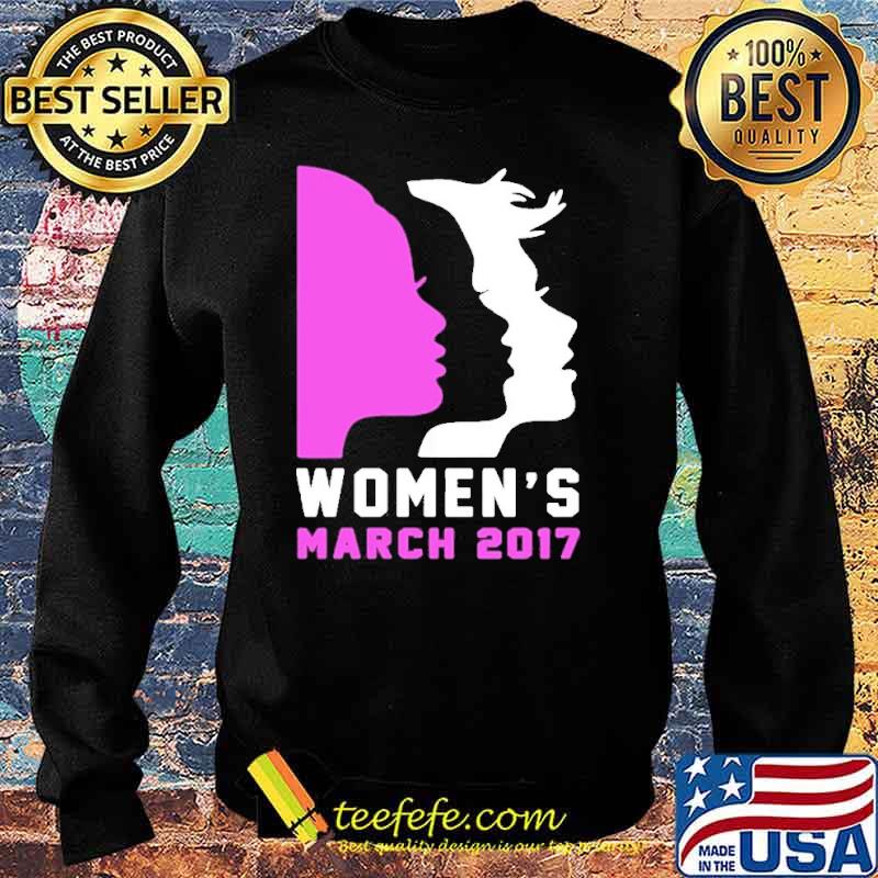 Women's March 2017 Shirt Sweater Women's March 2017 Shirt Sweater