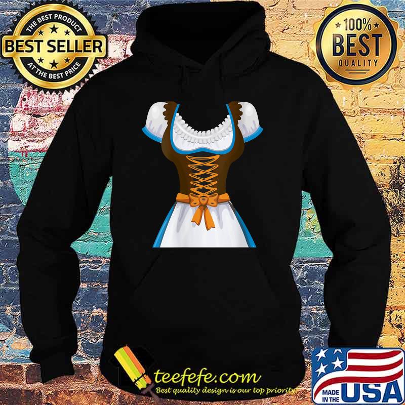 Womens Dirndl Oktoberfest T-Shirt Hoodie Womens Dirndl Oktoberfest T-Shirt Hoodie