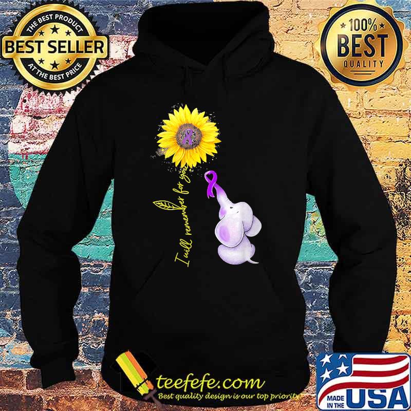 Womens Elephant Sunflower Alzheimer Animal Purple Ribbon Awareness T-Shirt Hoodie Womens Elephant Sunflower Alzheimer Animal Purple Ribbon Awareness T-Shirt Hoodie