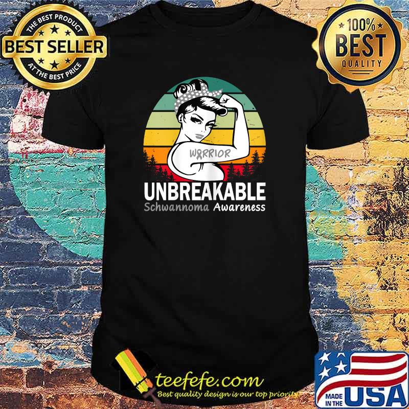 Womens Unbreakable Schwannoma Awareness T-Shirt
