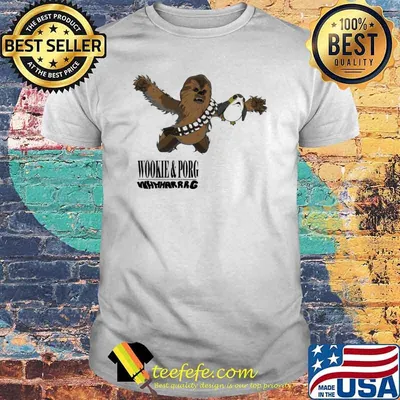Wookie and Porg Whharrrg Shirt
