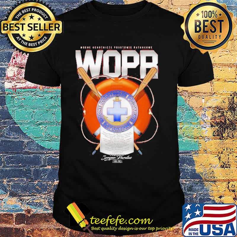 Wopr rat med wodne ochotnicze pogotowie ratunkowe koszulki dla niego shirt Wopr rat med wodne ochotnicze pogotowie ratunkowe koszulki dla niego shirt