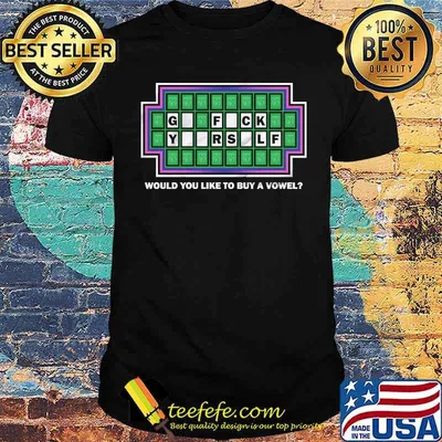 Would you like to buy a vowel shirt