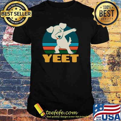 Yeet Dog Dabbing Vintage T-Shirt