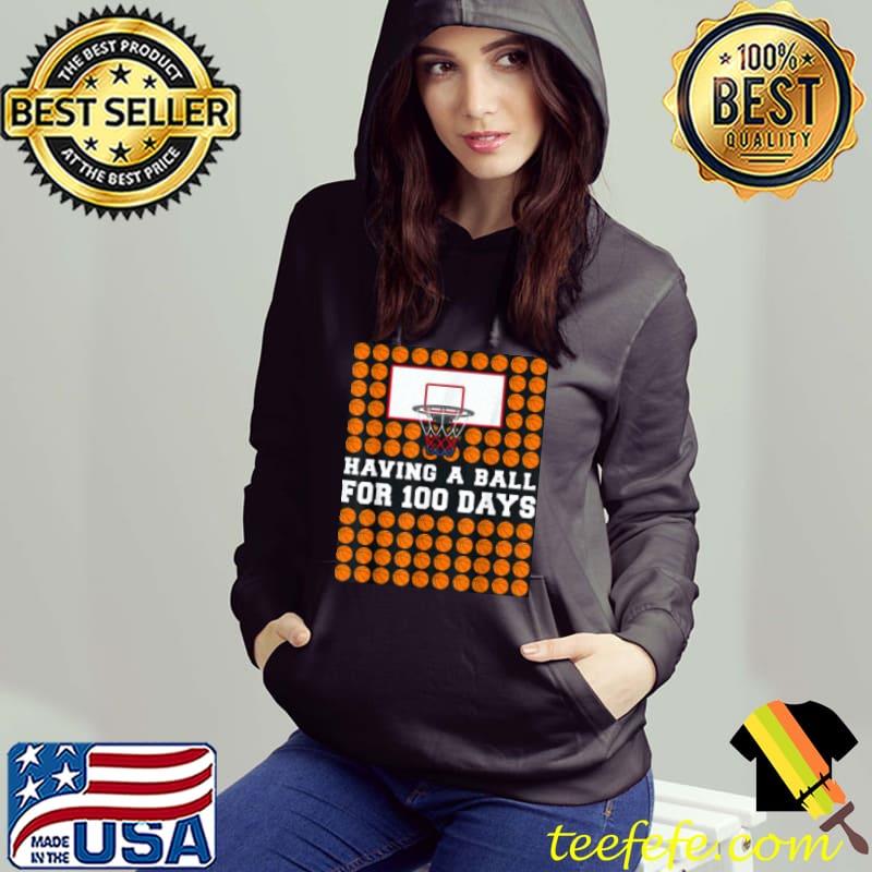 100 Days Of School Basketball Shirt Hoodie 100 Days Of School Basketball Shirt Hoodie