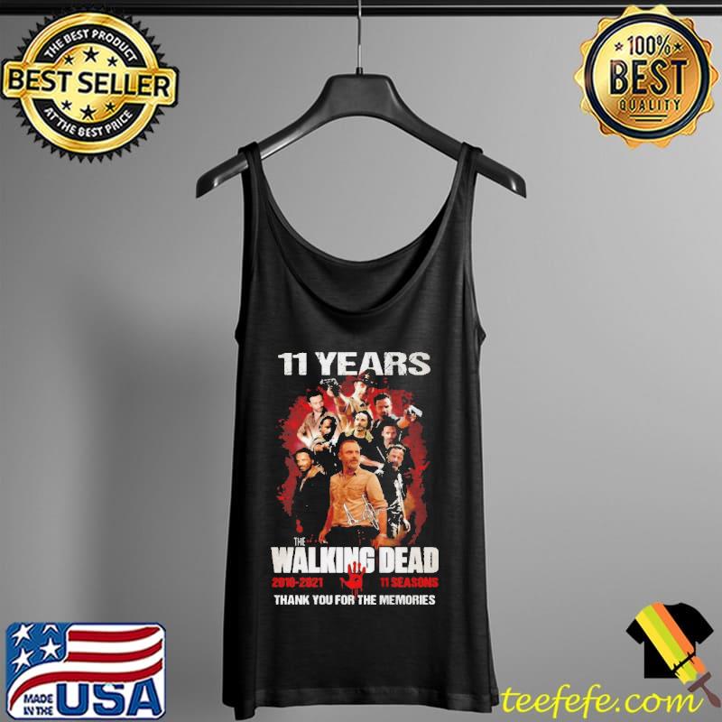11 Years The Walking Dead Thank You For The Memories Shirt Tank Top 11 Years The Walking Dead Thank You For The Memories Shirt Tank Top