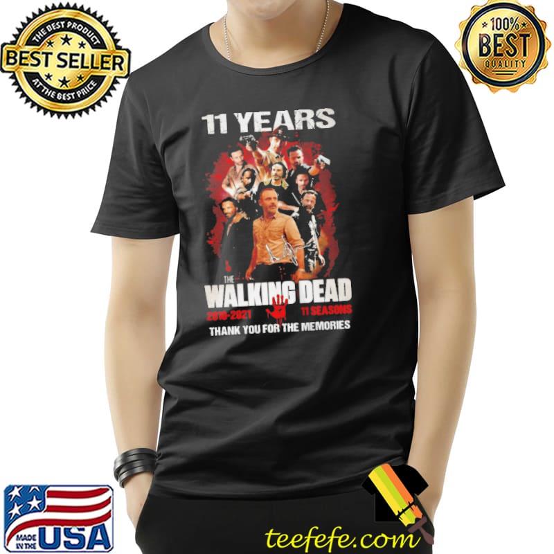 11 Years The Walking Dead Thank You For The Memories Shirt Unisex 11 Years The Walking Dead Thank You For The Memories Shirt Unisex