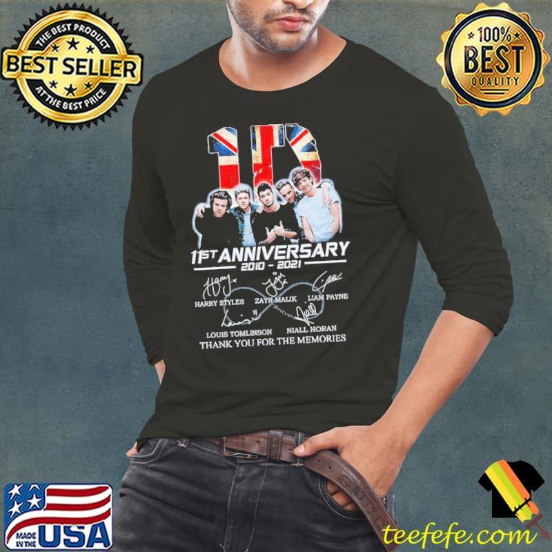 11st Anniversary 2010 2021 Thank You For The Memories Signature Shirt Long Sleeve Tee 11st Anniversary 2010 2021 Thank You For The Memories Signature Shirt Long Sleeve Tee