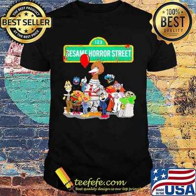 123 Sesame Horror Street Halloween Shirt