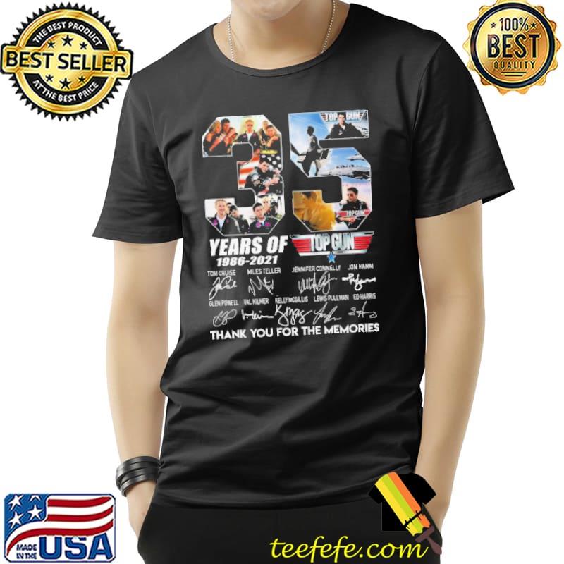 35 Years Of 1986 2021 Top Gun Tom Cruise Miles Teller Jennifer Connelly Shirt Unisex 35 Years Of 1986 2021 Top Gun Tom Cruise Miles Teller Jennifer Connelly Shirt Unisex