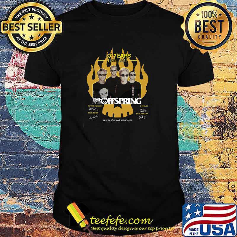 37 Years 1984 2021 The Offspring Thank You For The Memories Shirt