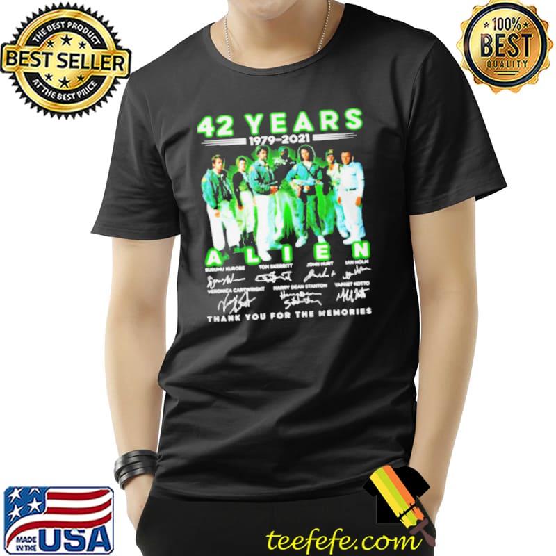 42 Years 1979-2021 Alien thank you for the memories signatures s Unisex 42 Years 1979-2021 Alien thank you for the memories signatures s Unisex