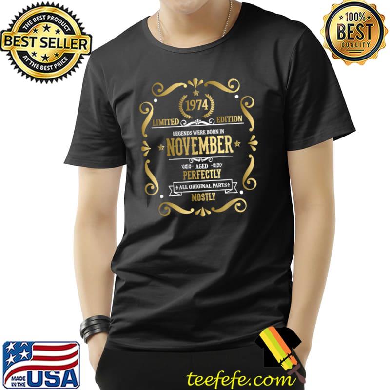 47th Birthday Legend November Vintage 47 Years old T-Shirt Unisex 47th Birthday Legend November Vintage 47 Years old T-Shirt Unisex