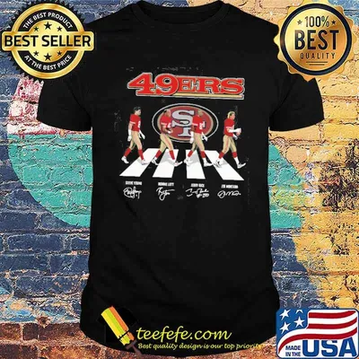 49ers san francisco abbey road signatures shirt