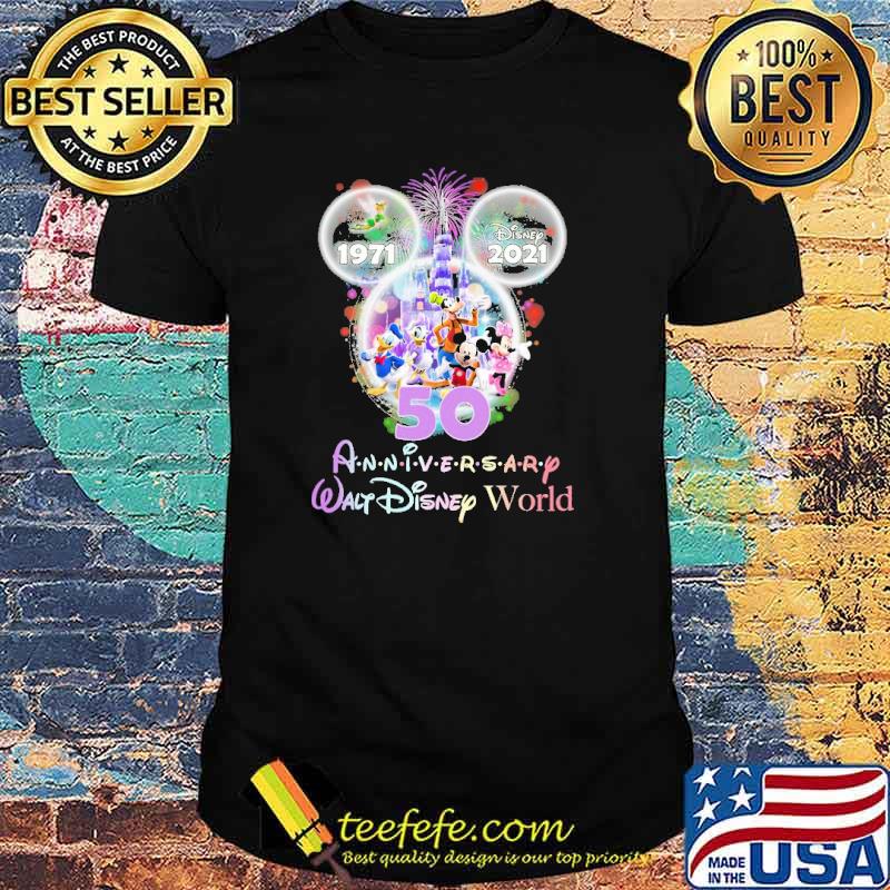 50th Anniversary Walt Disney World MMickey Duck Shirt 50th Anniversary Walt Disney World MMickey Duck Shirt