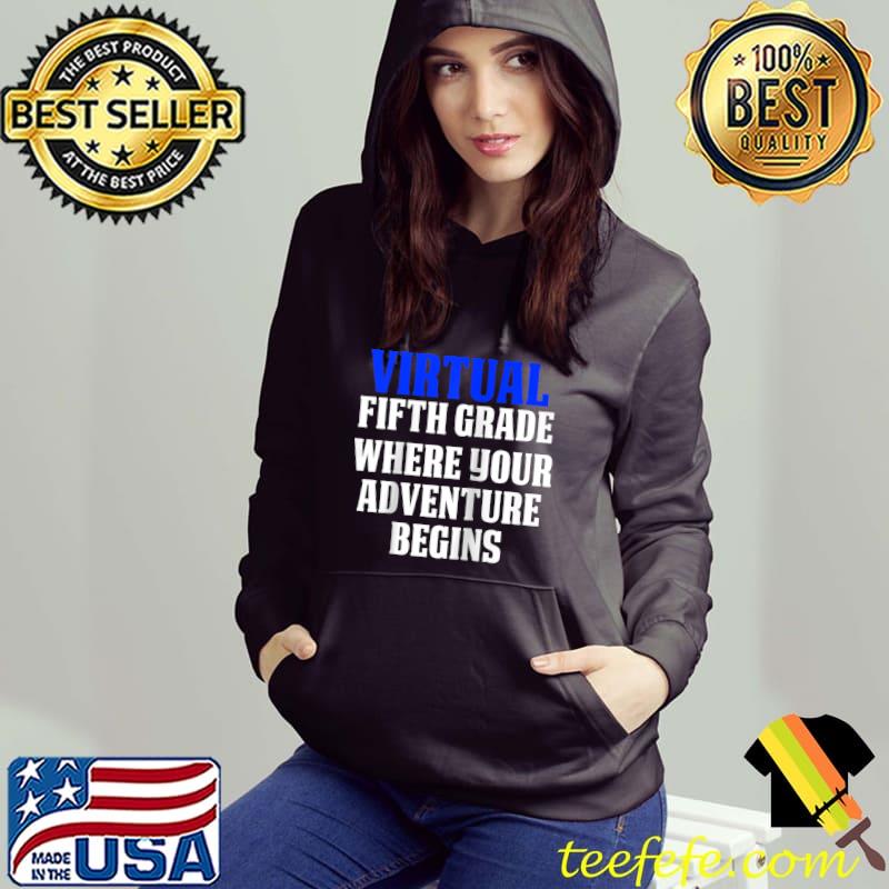 5th Grade Fifth Grader Virtual Online School Raglan Baseball T-shirt 5th Grade Fifth Grader Virtual Online School Raglan Baseball T-shirt