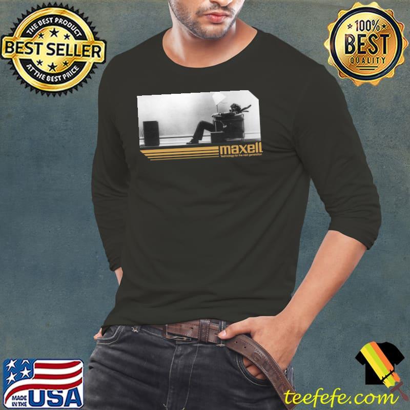80's Maxell Retro Cassette Ad Classic T-Shirt Long Sleeve Tee 80's Maxell Retro Cassette Ad Classic T-Shirt Long Sleeve Tee
