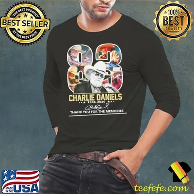 83th Years Of Charlie Daniels Thank You For The Memories 1936 2020 Signature Shirt