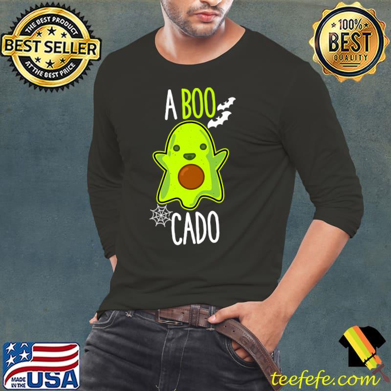 A Boo Cado Avocado Ghost Halloween T-Shirt Long Sleeve Tee A Boo Cado Avocado Ghost Halloween T-Shirt Long Sleeve Tee