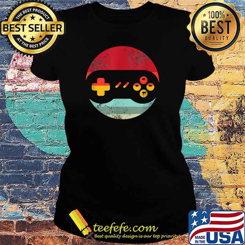 A GAMERS SUNSET - RETRO T-Shirt Ladies tee A GAMERS SUNSET - RETRO T-Shirt Ladies tee
