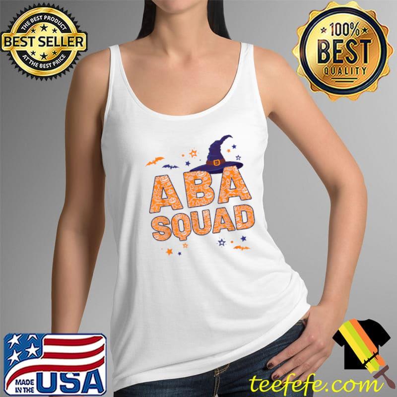 ABA Squad Witch Hat Halloween ABA Tech Analysis Matching Fun T-Shirt Tank Top ABA Squad Witch Hat Halloween ABA Tech Analysis Matching Fun T-Shirt Tank Top
