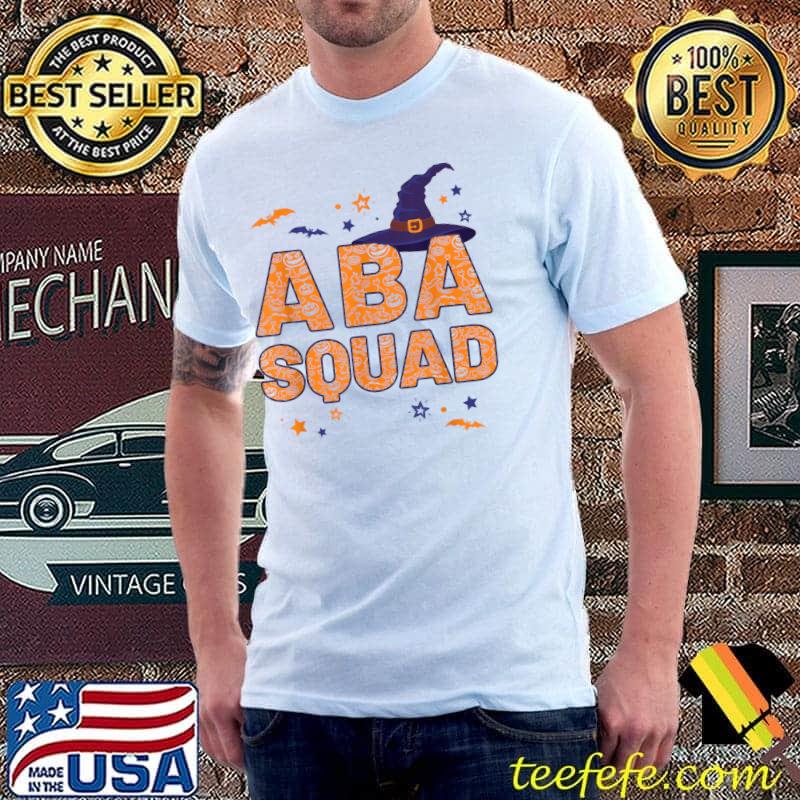 ABA Squad Witch Hat Halloween ABA Tech Analysis Matching Fun T-Shirt Unisex ABA Squad Witch Hat Halloween ABA Tech Analysis Matching Fun T-Shirt Unisex