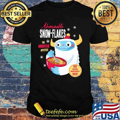 Abominable Snowflakes monster free Classic T-Shirt