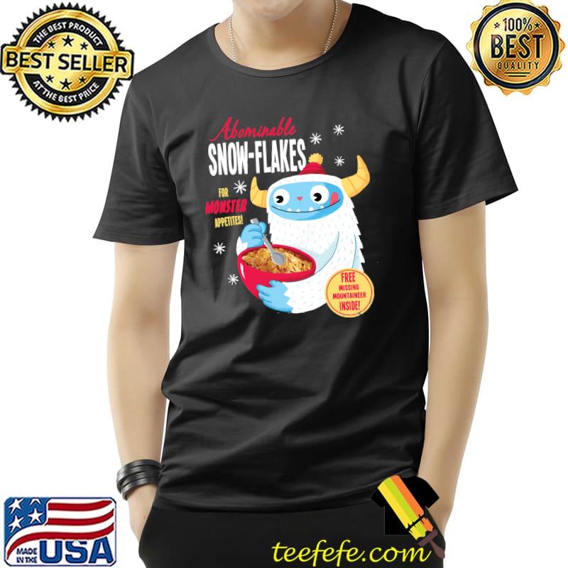 Abominable Snowflakes monster T-Shirt Unisex Abominable Snowflakes monster T-Shirt Unisex
