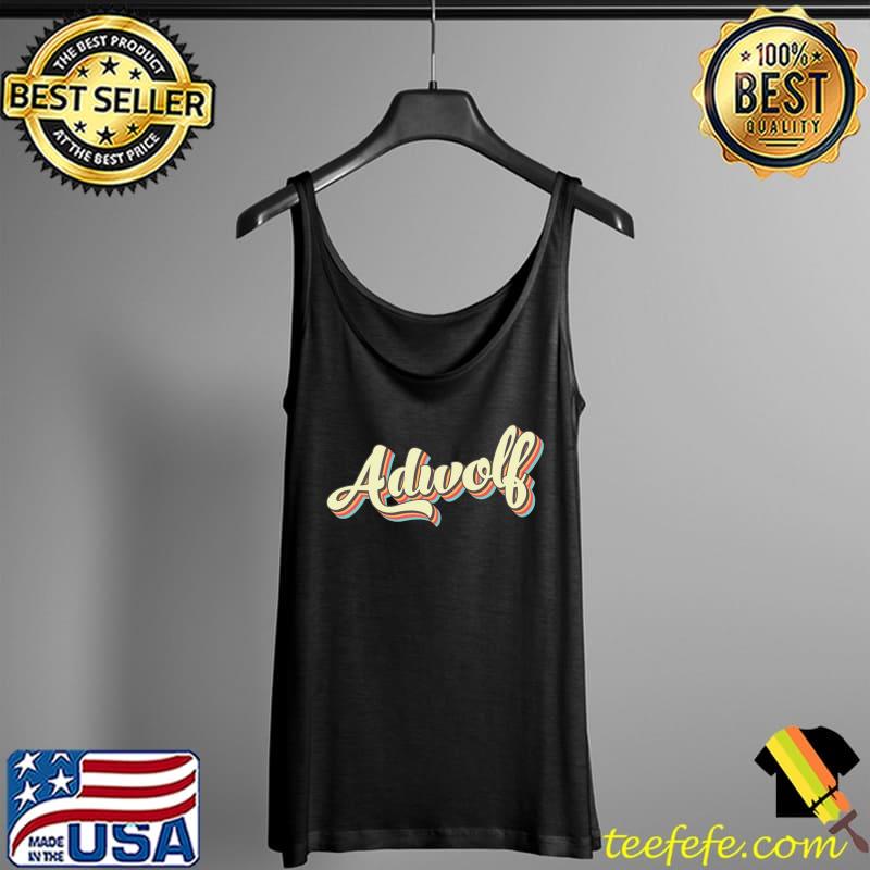 Adwolf Retro Art Baseball Font Vintage T-s Tank Top Adwolf Retro Art Baseball Font Vintage T-s Tank Top