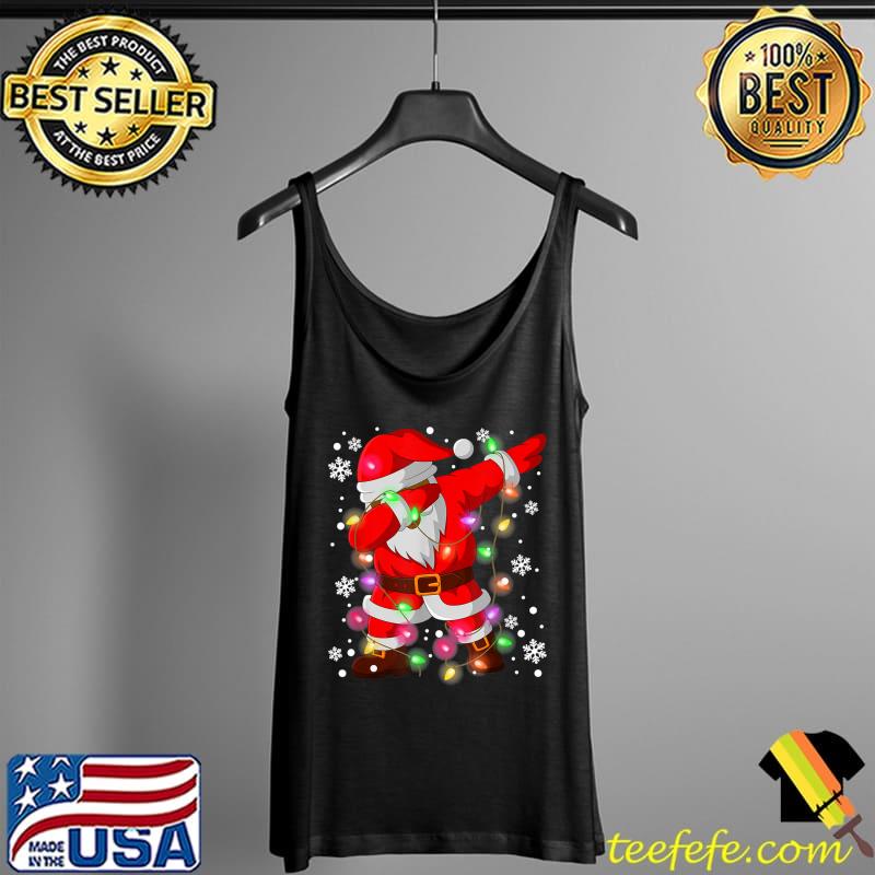 African American Santa claus dabbing Ugly Christmas 2021 T-Shirt Tank Top African American Santa claus dabbing Ugly Christmas 2021 T-Shirt Tank Top