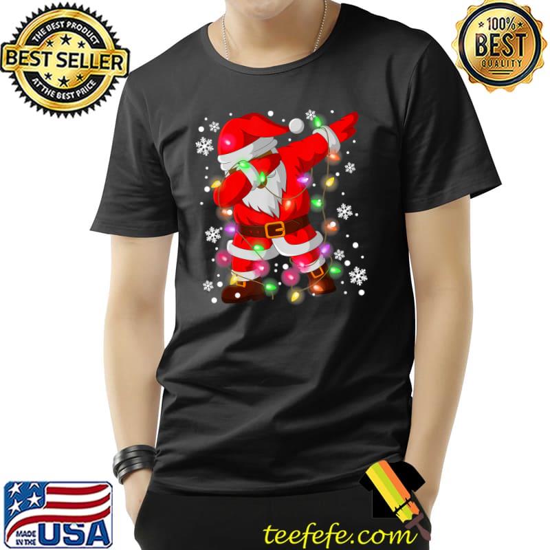 African American Santa claus dabbing Ugly Christmas 2021 T-Shirt Unisex African American Santa claus dabbing Ugly Christmas 2021 T-Shirt Unisex