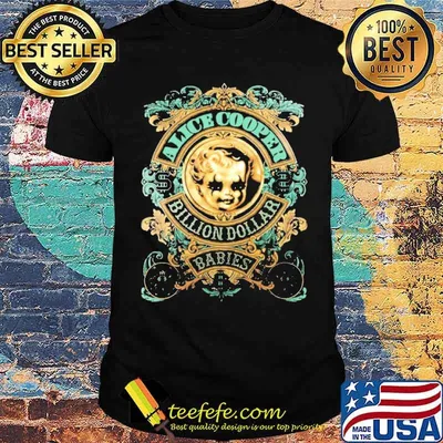 Alice Cooper Billion Dollar Babies Scary Shirt