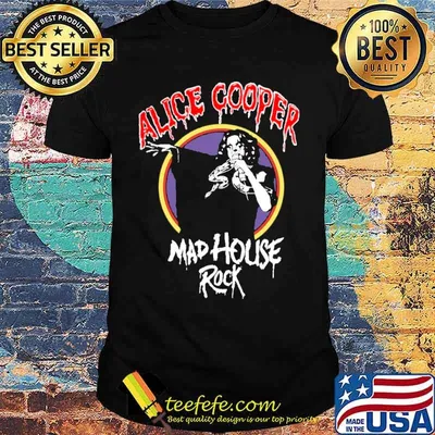 Alice Cooper Mad House Rock Shirt