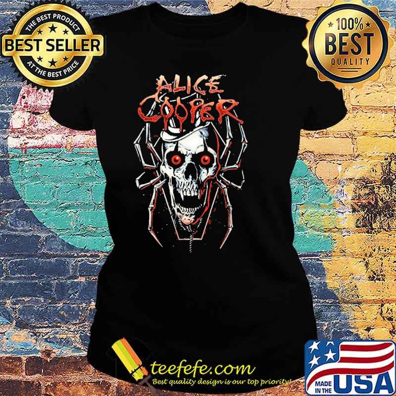 Alice Cooper Skull Horror Shirt Ladies tee Alice Cooper Skull Horror Shirt Ladies tee