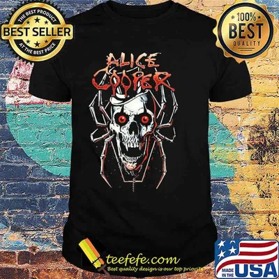 Alice Cooper Skull Horror Shirt
