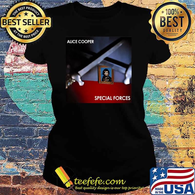 Alice Cooper Special Forces Horror Shirt Ladies tee Alice Cooper Special Forces Horror Shirt Ladies tee
