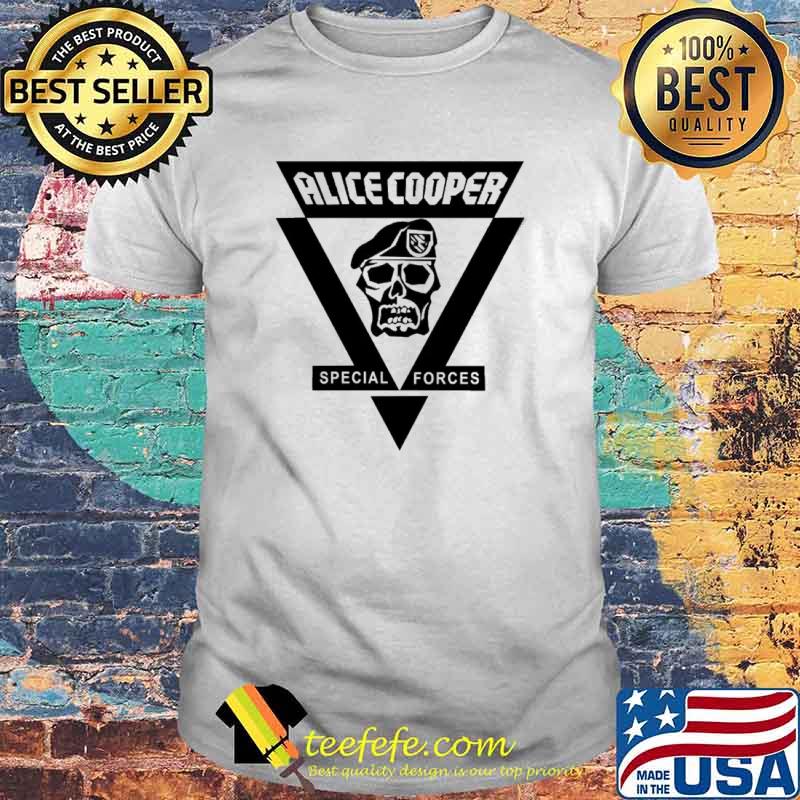 Alice Cooper Special Forces Skull Shirt