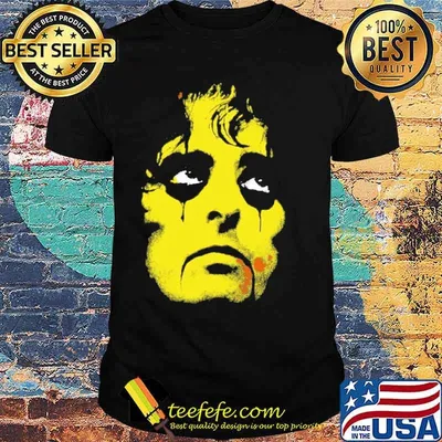 Alice Cooper Yellow Horror Shirt