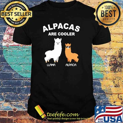 Alpacas Are Cooler Funny Alpaca Lover T-Shirt