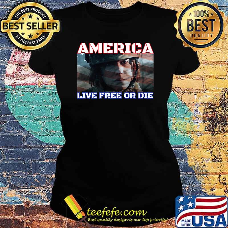 America live free or die usa flag T-Shirt Ladies tee America live free or die usa flag T-Shirt Ladies tee