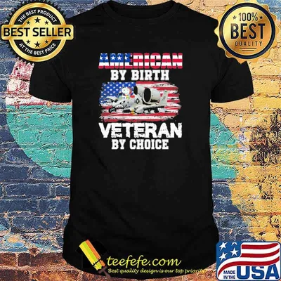 American by birth veteran by choice snoopy usa flag shirt