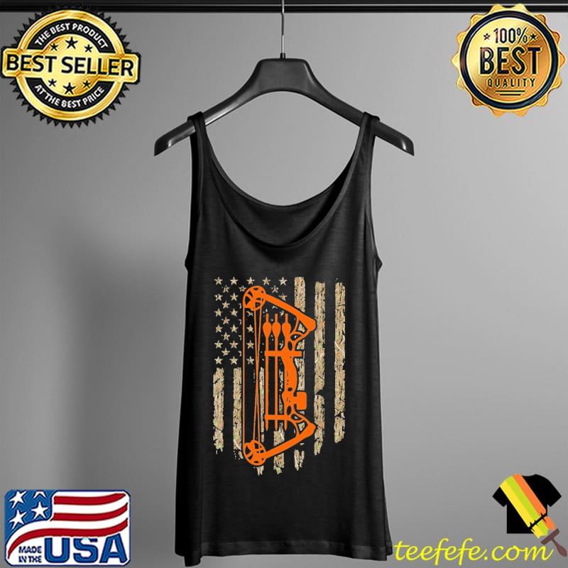 American Flag Archery Tree Camouflage s Tank Top American Flag Archery Tree Camouflage s Tank Top