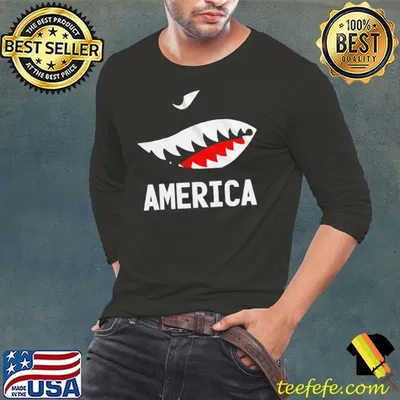 Angry Shark America Shirt