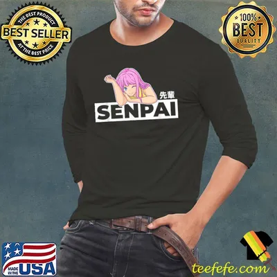 Anmie Aesthetic Senpai Waifu T-Shirt