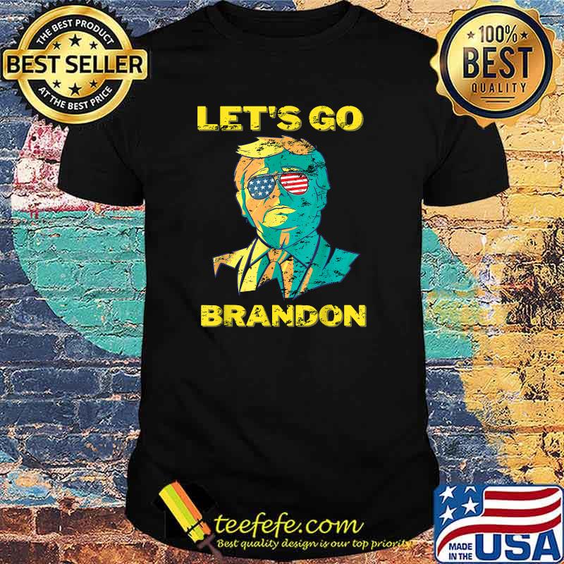 Anti Joe Biden Chant American sunglasses Let's Go Brandon T-Shirt Anti Joe Biden Chant American sunglasses Let's Go Brandon T-Shirt