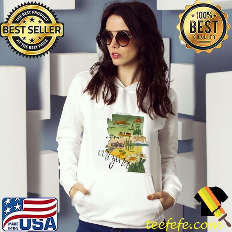 Arizona Grand Canyon Kingman White Mrunto Sunflower T-Shirt
