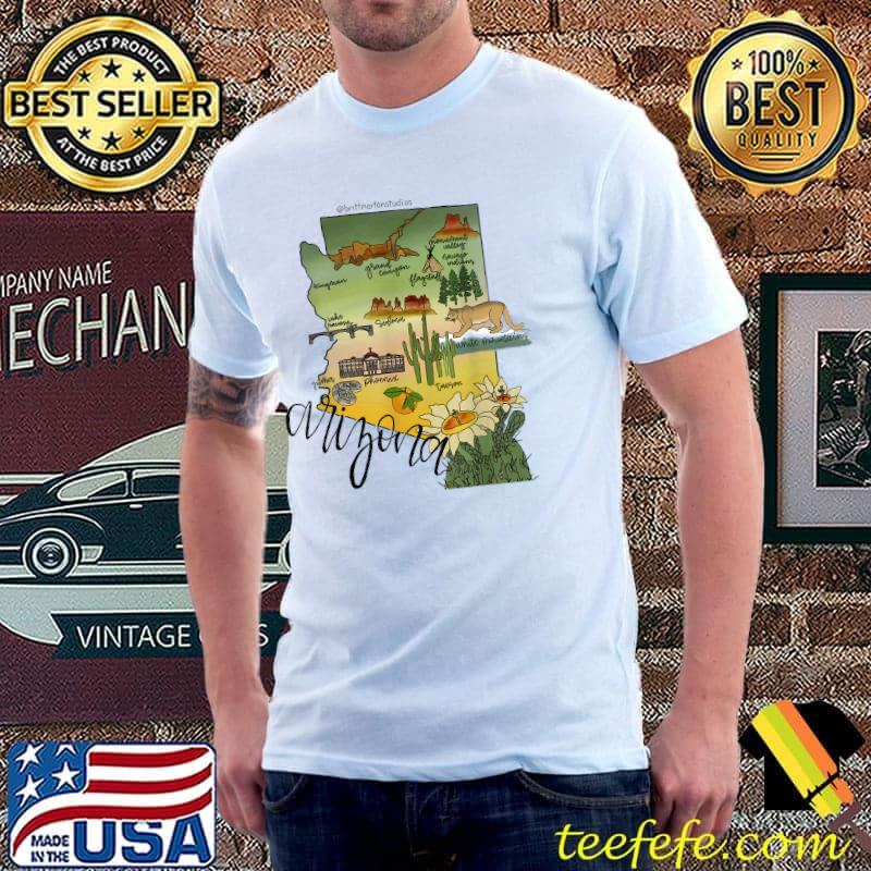 Arizona Grand Canyon Kingman White Mrunto Sunflower T-Shirt Unisex Arizona Grand Canyon Kingman White Mrunto Sunflower T-Shirt Unisex