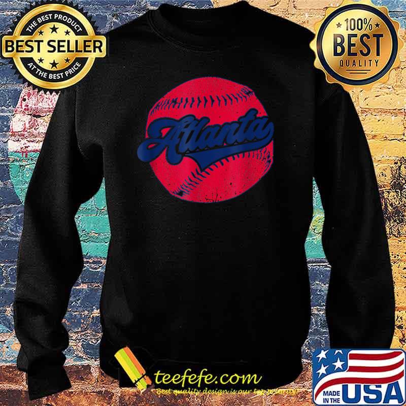 Atlanta Baseball ATL Vintage Distressed Game Day Brave Gift T-Shirt Sweater Atlanta Baseball ATL Vintage Distressed Game Day Brave Gift T-Shirt Sweater
